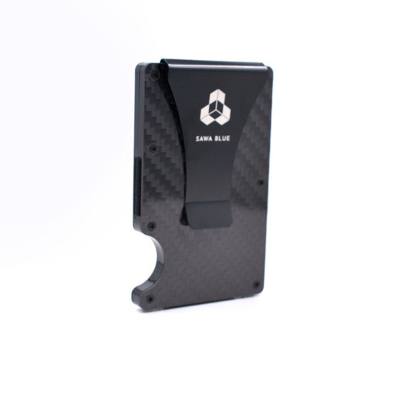 CARBON FIBER WALLET- SLIM MEN WALLET- RFID BLOCKED - Picture 1 of 16